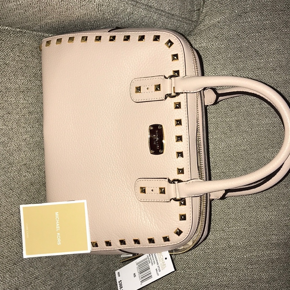 Michael Kors Sandrine Stud Satchel - Picture 1 of 3